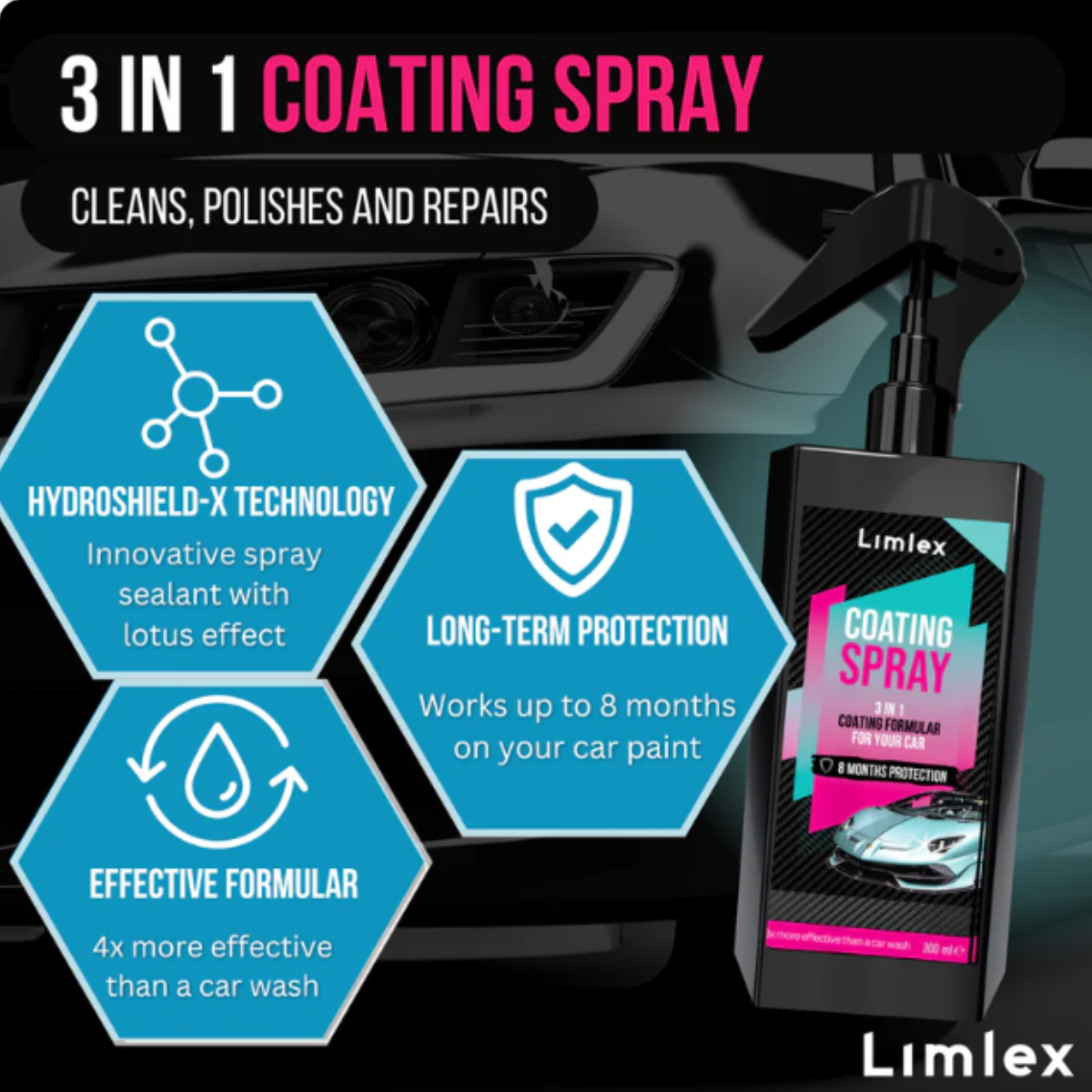 Limlex® HydroShield X Nano-Coat Spray